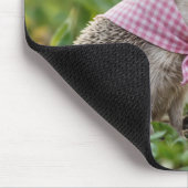 Tapis De Souris Hérisson sentant un narcisse jaune (Coin)