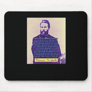 Tapis De Souris Herman Melville Citation Enks Nous Avons Énormémen