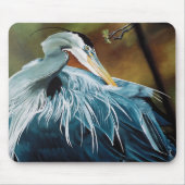 Tapis De Souris Héron bleu (Devant)