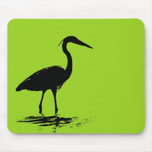 Tapis De Souris Héron - Mousepad (Devant)
