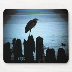 Tapis De Souris Héron sur Puget Sound