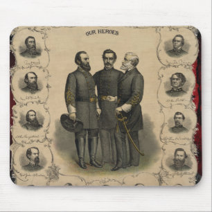Tapis De Souris Héros de la guerre de Sécession