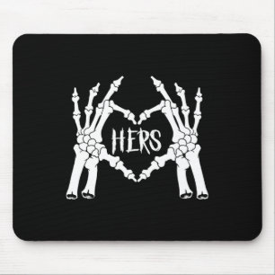 Tapis De Souris Hers Squelette Coeur Mâle Vêtements Hommes Drôle H