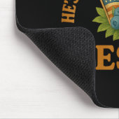 Tapis De Souris He's On A Work Trip With Jesus Christian Religious (Coin)