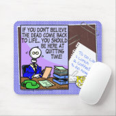 Tapis De Souris Heure de cessation (Avec souris)