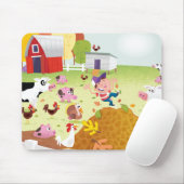 Tapis De Souris Heure de compter - la basse cour (Avec souris)