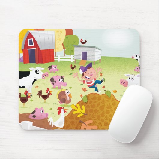 Tapis De Souris Heure de compter - la basse cour (Avec souris)