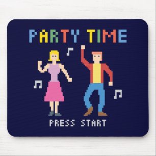 Tapis De Souris Heure de la fête Mousepad