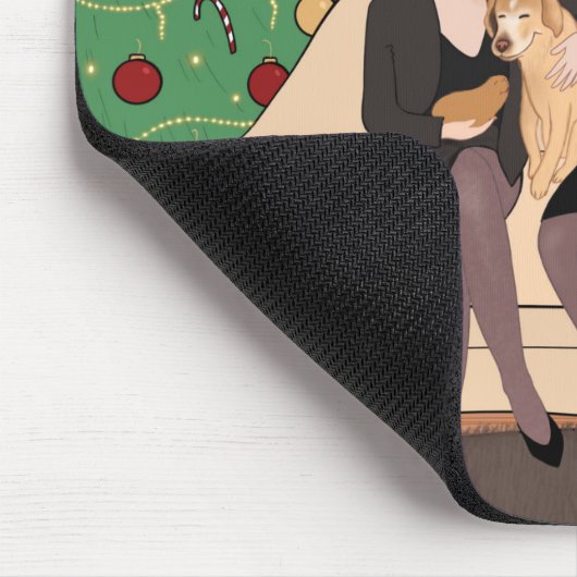 Tapis De Souris Heure de Noël (Coin)