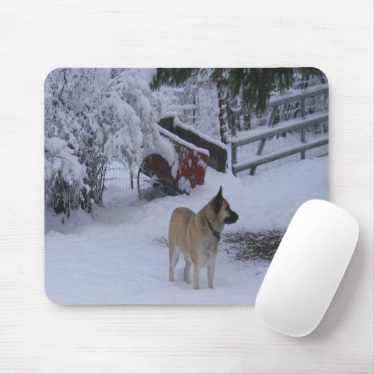 Tapis De Souris Heure d'hiver..... (Avec souris)