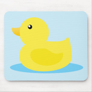 Tapis De Souris Heure du bain Canard jaune