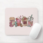 Tapis De Souris Heure du café Cowboy (Avec souris)