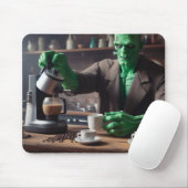Tapis De Souris Heure du café Frankenstein (Avec souris)