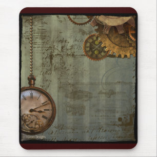 Tapis De Souris Heure Steampunk