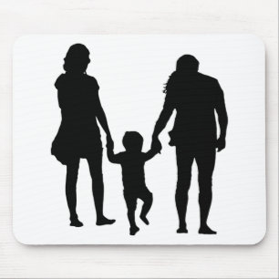 TAPIS DE SOURIS HEUREUSE FAMILLE
