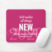 Tapis De Souris HEUREUSE NOUVELLE ANNÉE 2020 Customisée Écriture P (Avec souris)