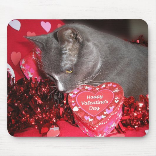 Tapis De Souris "Heureuse Sainte-Valentin !" (Devant)
