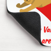 Tapis De Souris Heureuse Sainte-Valentin Vous êtes Purrfect mignon (Coin)