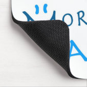 Tapis De Souris Heureux-Bleu (Coin)