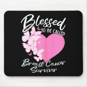 Tapis De Souris Heureux D'Être Appelé Cancer Du Sein Survivant Pin