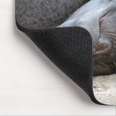 Tapis de souris heureux d'hippopotame (Coin)