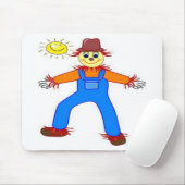 TAPIS DE SOURIS "HEUREUX HALLOWEEN" SCARECROW (Avec souris)