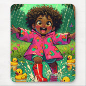 Tapis De Souris heureux Mousepad (Devant)