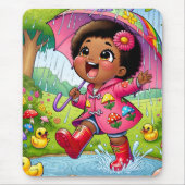 Tapis De Souris heureux Mousepad (Devant)