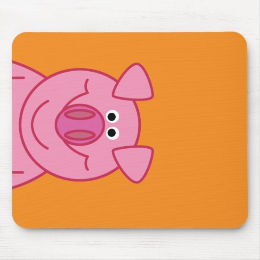 TAPIS DE SOURIS HEUREUX PIG MOUSPAD (Devant)