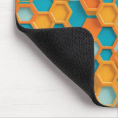 Tapis De Souris Hexagon moderne (Coin)