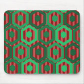 Tapis De Souris Hexagones de Noël (Devant)