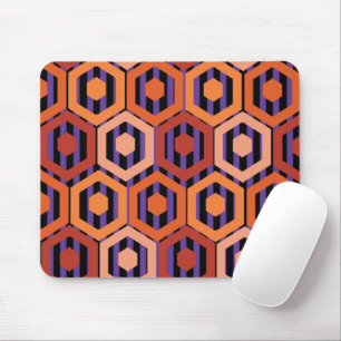 Tapis De Souris Hexagons d'Halloween