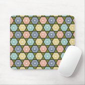 Tapis De Souris Hexagons et triangles (Avec souris)