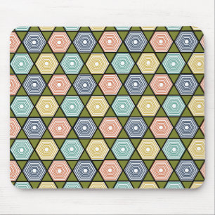 Tapis De Souris Hexagons et triangles