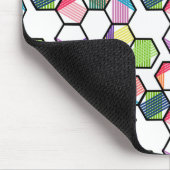 Tapis De Souris Hexagons filetés (Coin)