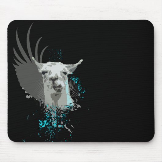 Tapis De Souris hi-fi llama. (Devant)