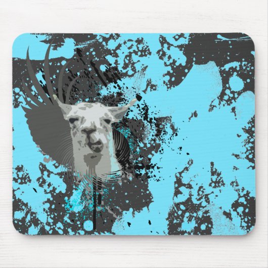 Tapis De Souris hi-fi llama. (Devant)