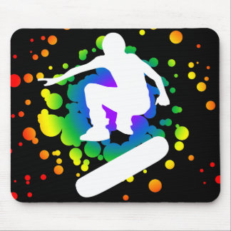 Tapis De Souris hi-fi skateboard : bulles :
