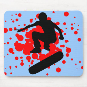 Tapis De Souris hi-fi skateboard : bulles :