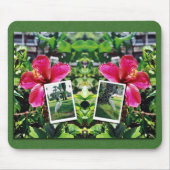 Tapis De Souris Hibiscus avec aigrettes (Devant)