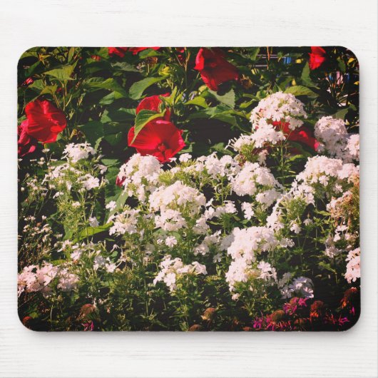 Tapis De Souris Hibiscus Et Le Jardin Fleur De Phlox (Devant)