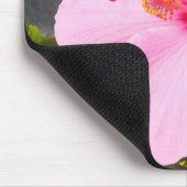 Tapis De Souris Hibiscus rose Fleur tropicale (Coin)