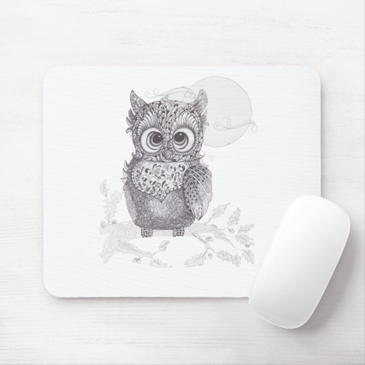 Tapis De Souris Hibou (Avec souris)
