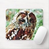 TAPIS DE SOURIS HIBOU (Avec souris)