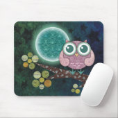 Tapis De Souris Hibou de minuit (Avec souris)