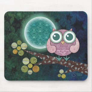 Tapis De Souris Hibou de minuit