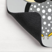 Tapis De Souris hibou de pirate de moustache (Coin)