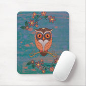 Tapis De Souris Hibou d'été, Mousepad (Avec souris)
