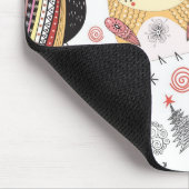 Tapis De Souris Hibou drôle de texture (Coin)