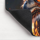 Tapis De Souris Hibou en feu (Coin)